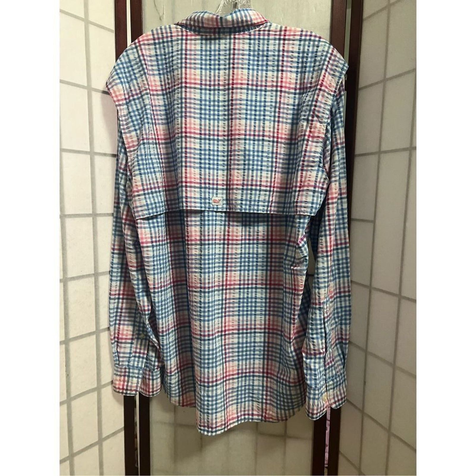 Vineyard Vines Vineyard Vines Men's Gingham Harbor Shirt SIZE M Size US M / EU 48-50 / 2 - 2 Thumbnail