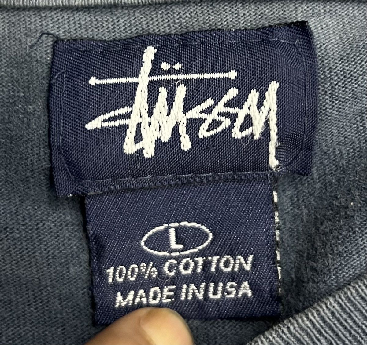 Stussy × Vintage Vintage stussy single pocket Size US L / EU 52-54 / 3 - 8 Thumbnail
