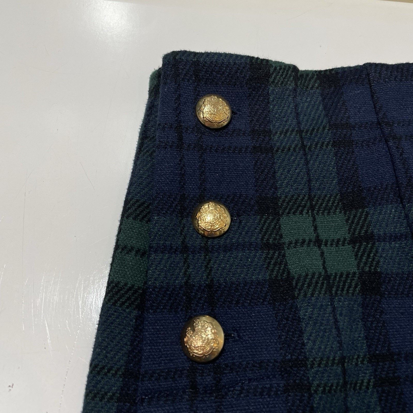 Lauren Ralph Lauren LAUREN RALPH LAUREN Plaid Jacquard Midi Pencil Skirt Side M Size 30" / US 8 / IT 44 - 7 Thumbnail
