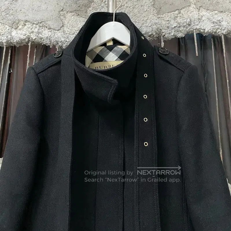 Burberry Burberry Black Cashmere Long Coat for Men. Size US M / EU 48-50 / 2 - 3 Thumbnail
