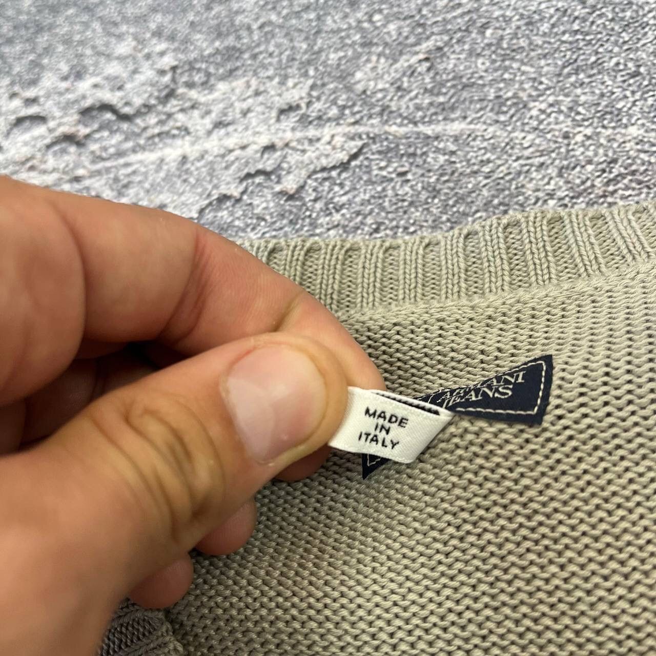 Armani Very rare, Vintage Armani Jeans, sweater 90s Y2K big logo Size US XL / EU 56 / 4 - 7 Thumbnail