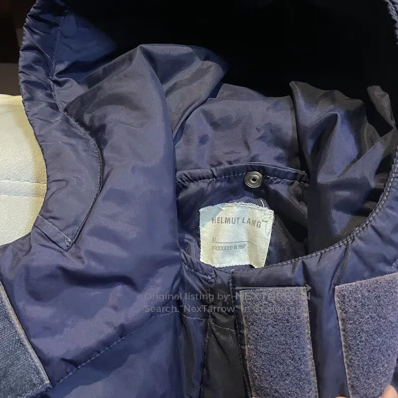 Helmut Lang Helmut lang Down Jacket with Leather Sleeves Size US M / EU 48-50 / 2 - 2 Thumbnail