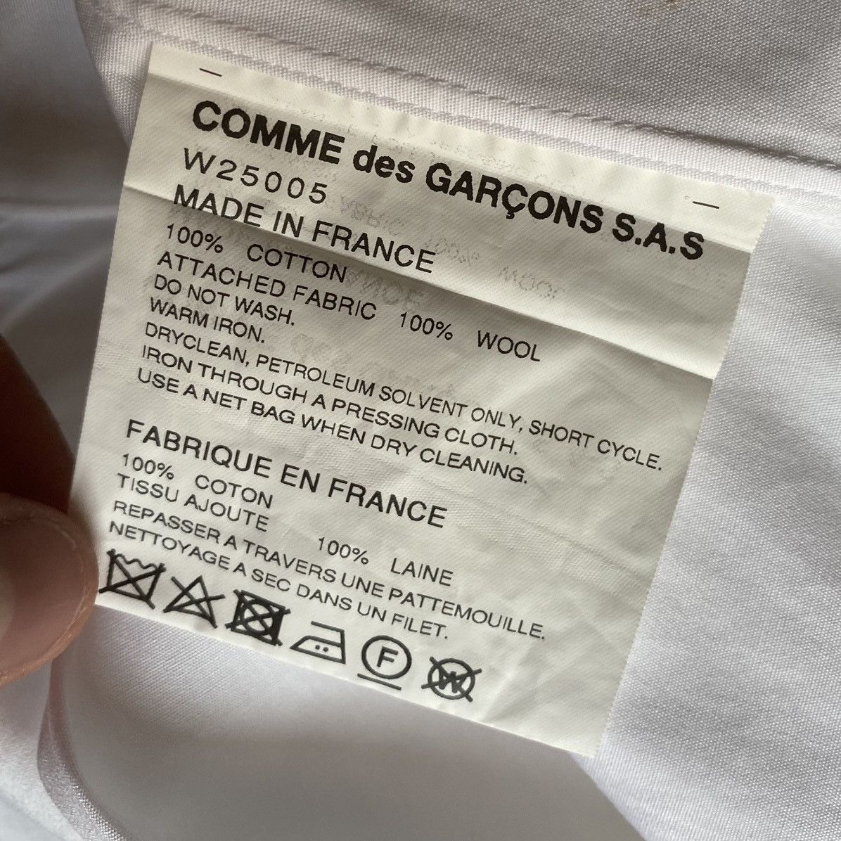 Comme des Garcons CDG Shirt Back Red Tartan Panel Size US M / EU 48-50 / 2 - 5 Thumbnail