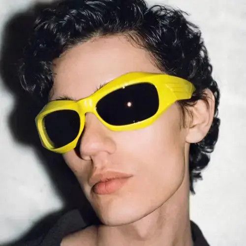 Electric Visual × Japanese Brand Irregular HipHop Japan Streetwear Y2K Steampunk Sunglasses Size ONE SIZE - 4 Thumbnail