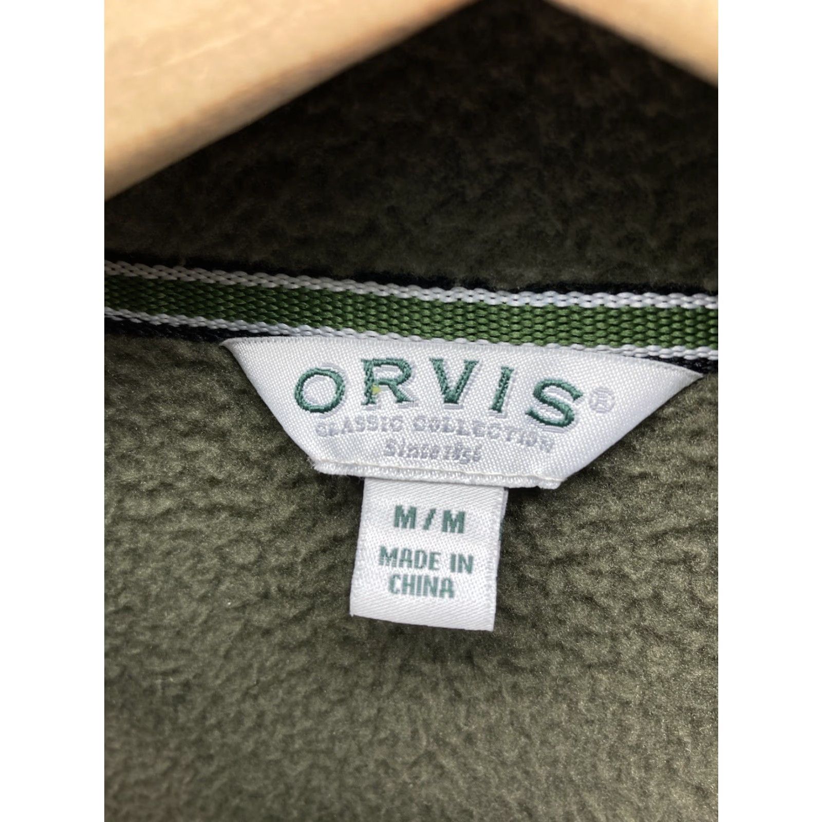 Orvis VINTAGE Orvis Fleece Jacket Men M Green Full Zip Mock Neck Pockets Casual Size US M / EU 48-50 / 2 - 4 Thumbnail