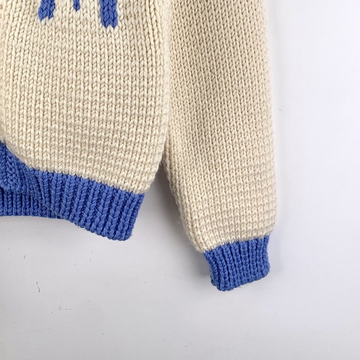 Miu Miu Miu Miu Colorblocked Train Appliqué Wool Knit Jacket Size XS / US 0-2 / IT 36-38 - 4 Thumbnail