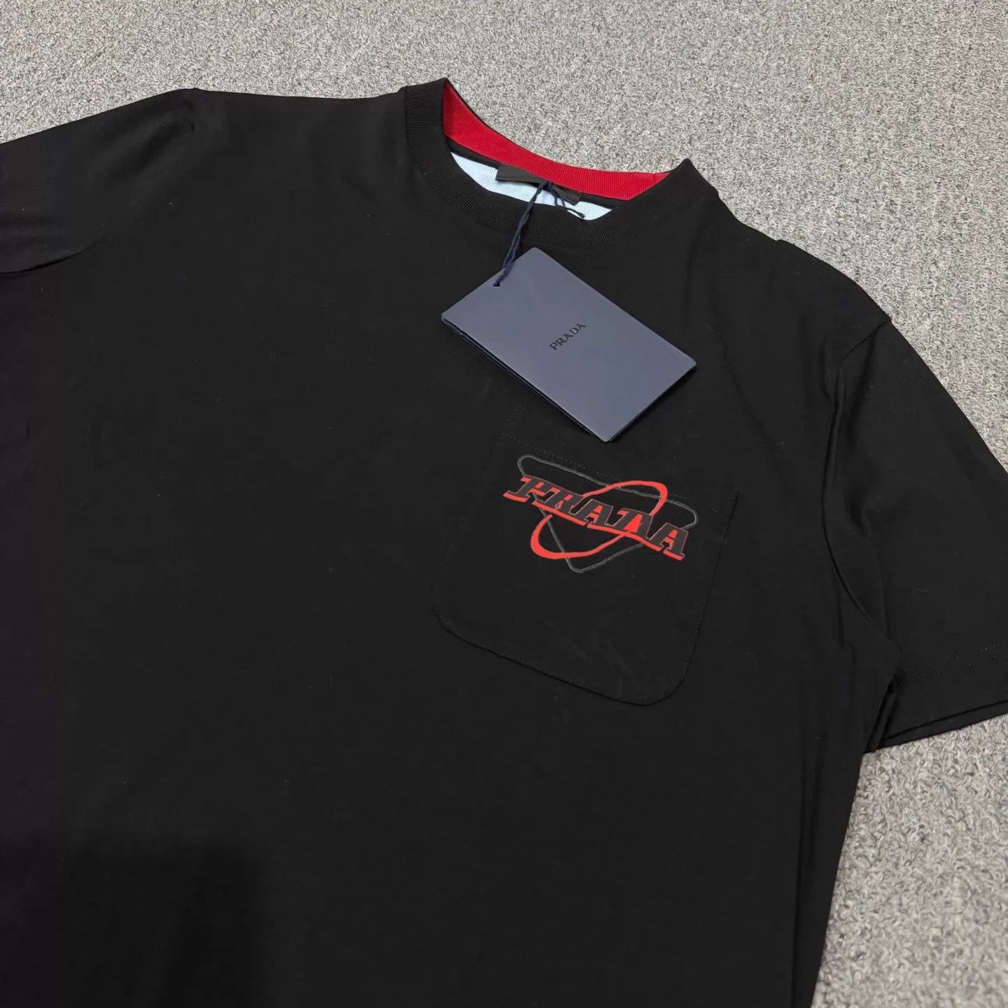 Prada Prada Black Logo Short Sleeve Tee M New Size M / US 6-8 / IT 42-44 - 3 Thumbnail