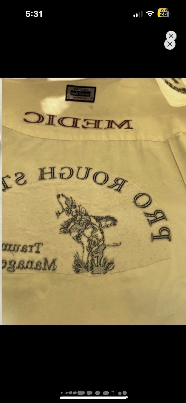 Vintage ***FINAL DROP***RARE 00s TRAUMA MANAGEMENT BUTTON UP XL Size US XL / EU 56 / 4 - 11 Thumbnail