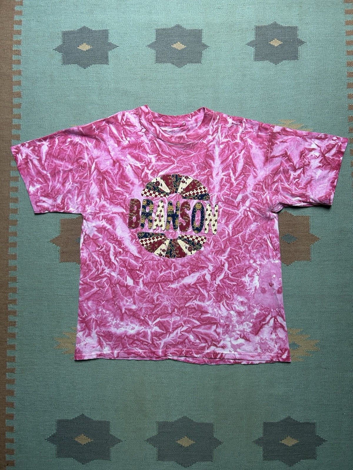 Vintage graphic t shirt tie dye Branson Missouri country music L/XL Size US XL / EU 56 / 4 - 1 Thumbnail