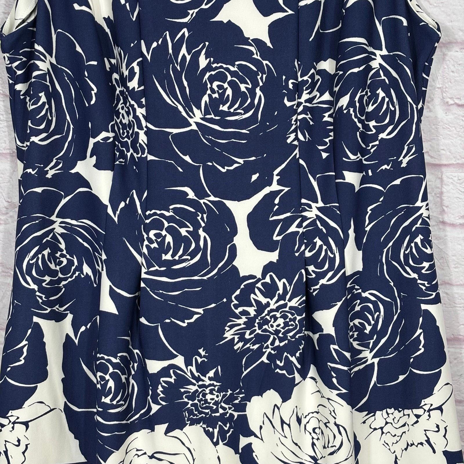 Ann Taylor Taylor Floral Sleeveless Dress Size 20 Size XXL / US 16-18 / IT 52-54 - 3 Thumbnail