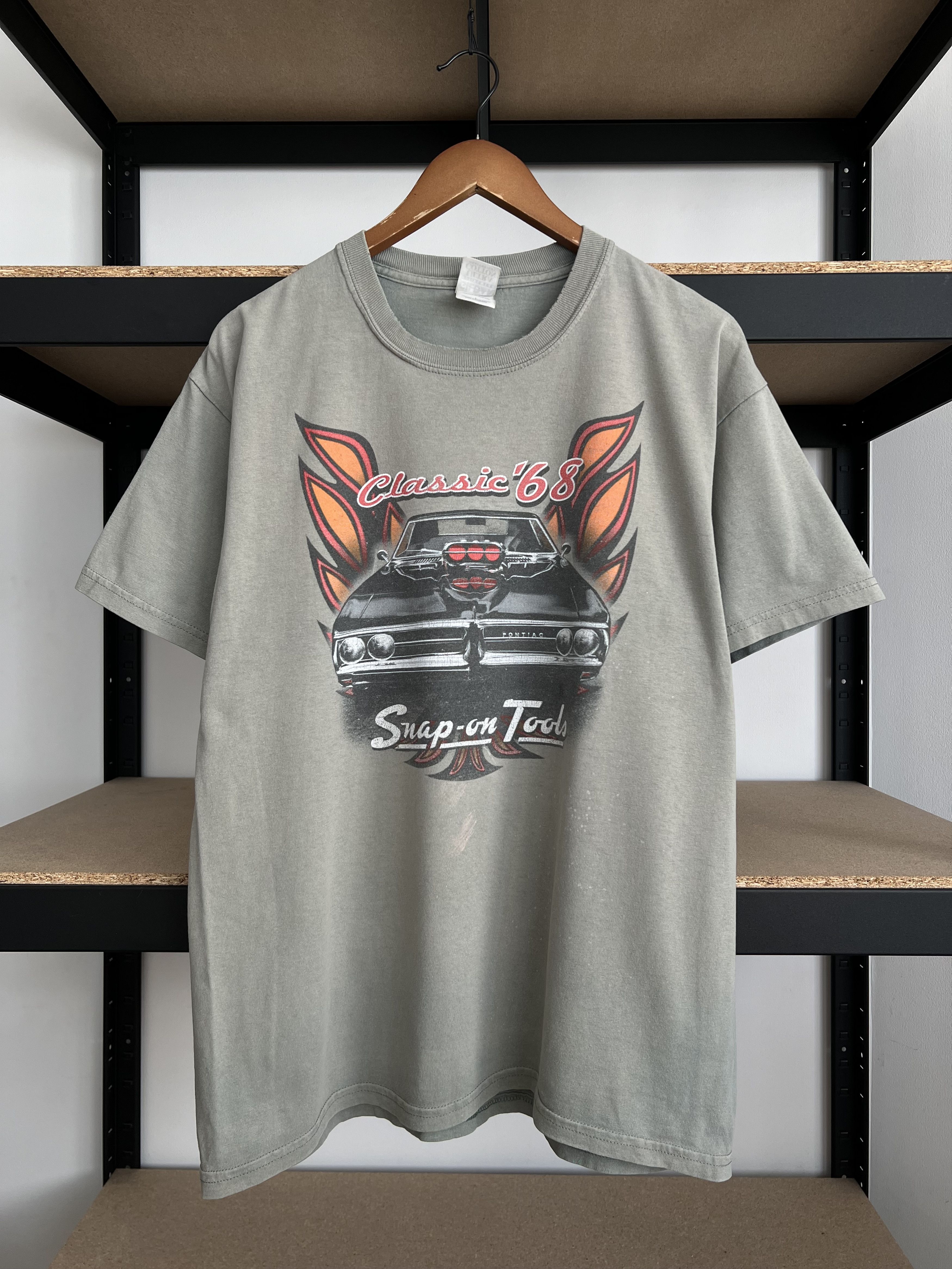 Vintage Vintage 2000s Snap-on Tools Pontiac Classic 68 T-shirt Size US L / EU 52-54 / 3 - 1 Thumbnail