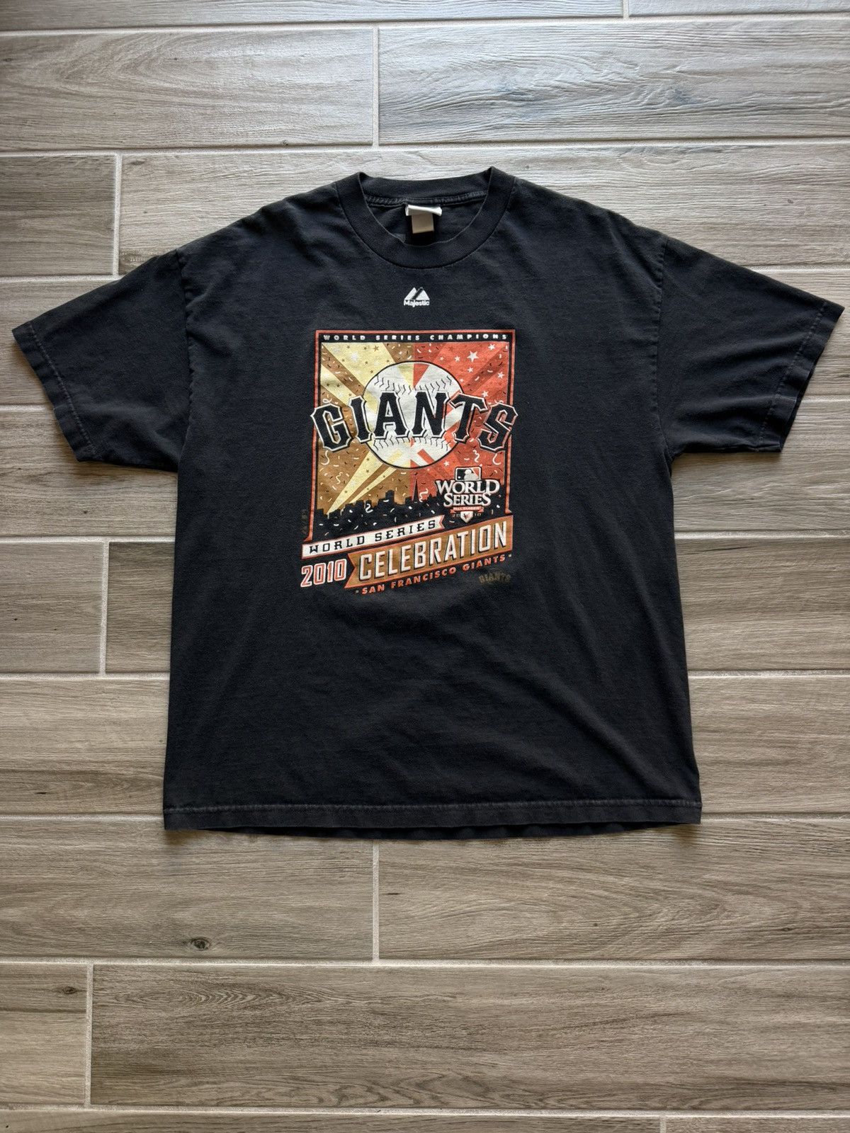 MLB San Francisco Giants 2010 World Series Champs T-Shirt Sz XL Size US XL / EU 56 / 4 - 1 Thumbnail