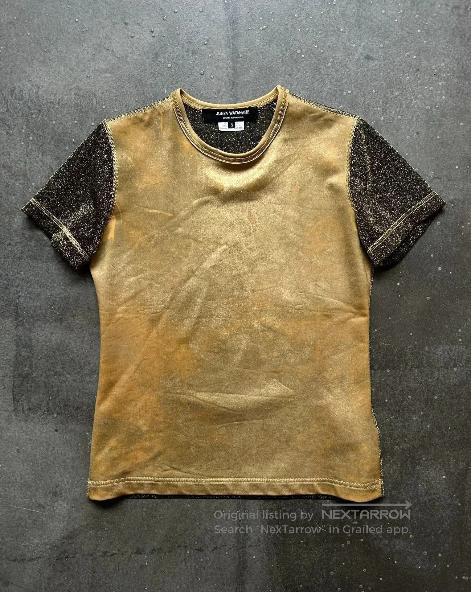 Junya Watanabe junya watanabe metal fabric short sleeve shirt. Size US S / EU 44-46 / 1 - 1 Thumbnail