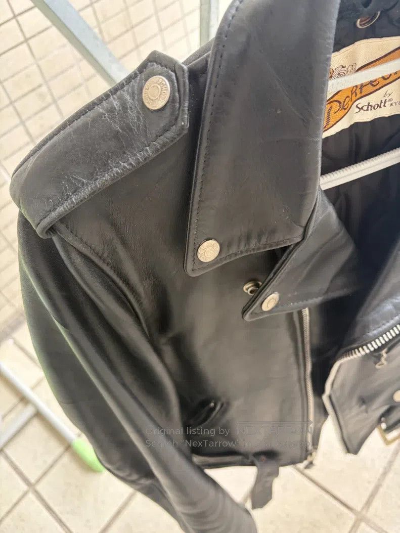 Schott Schott Padded leather jacket Size US XXS / EU 40 - 6 Thumbnail