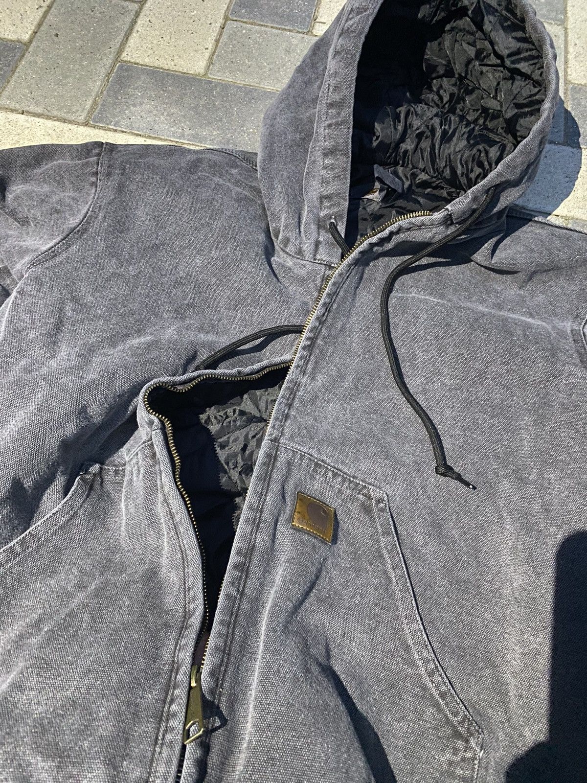 Carhartt Vintage 90s Carhartt Jacket Hooded Zip Up Men's M Size US M / EU 48-50 / 2 - 11 Thumbnail