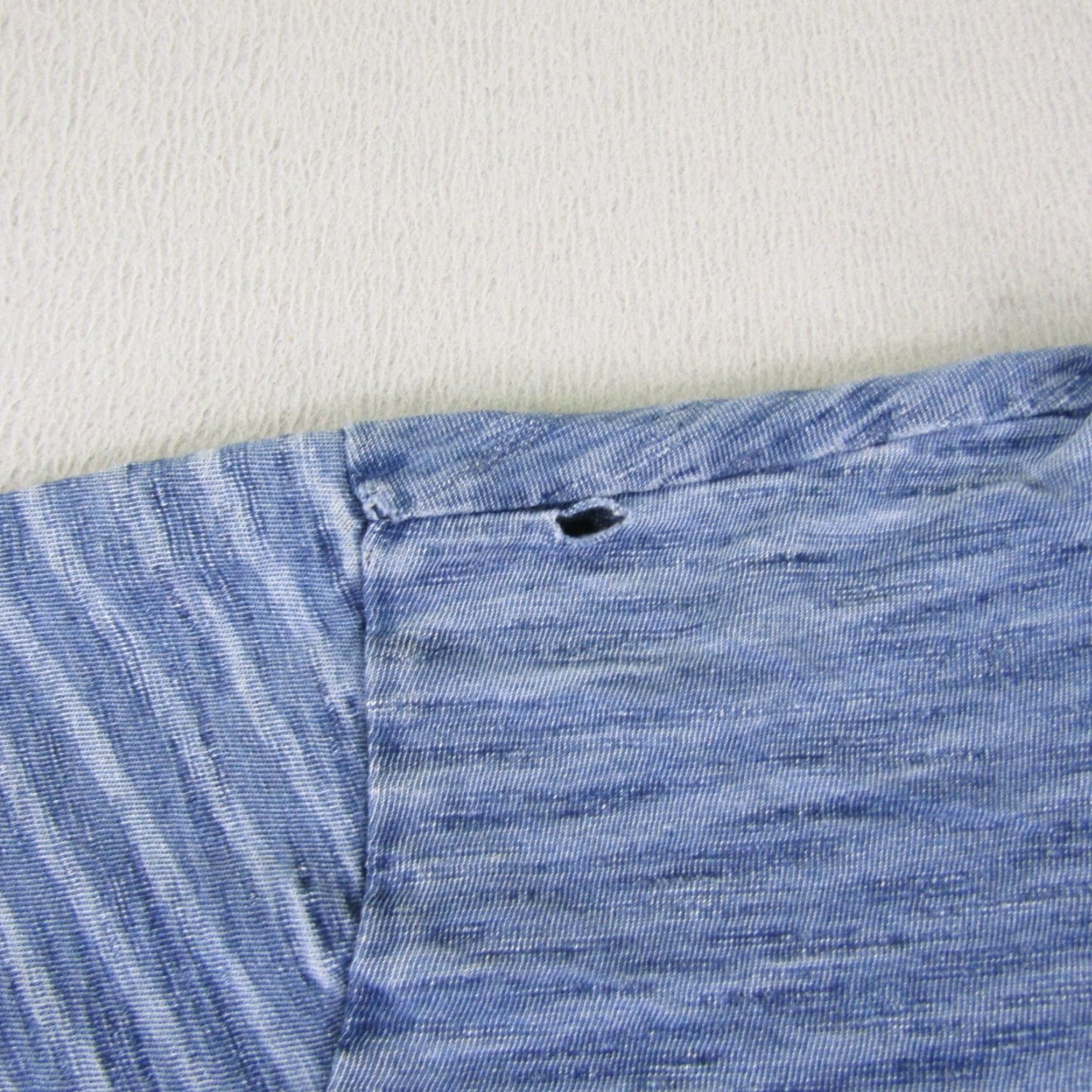 Rag & Bone Rag & Bone Shirt Womens M Blue Distressed Indigo Pocket Top Tee New York Shirt Size M / US 6-8 / IT 42-44 - 6 Thumbnail