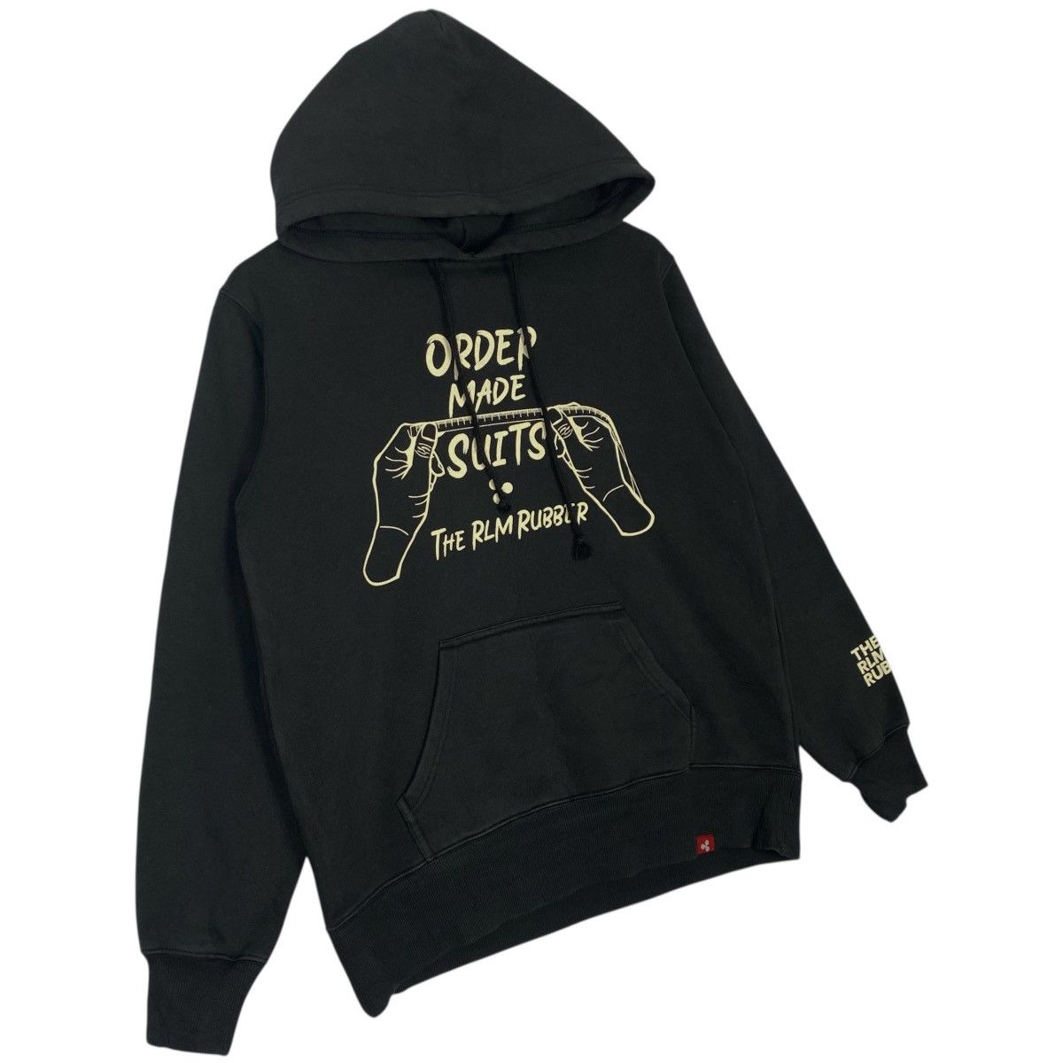 Vintage Vintage The Rlm Rubber Hoodie Sweater Black Size M Size US M / EU 48-50 / 2 - 3 Thumbnail