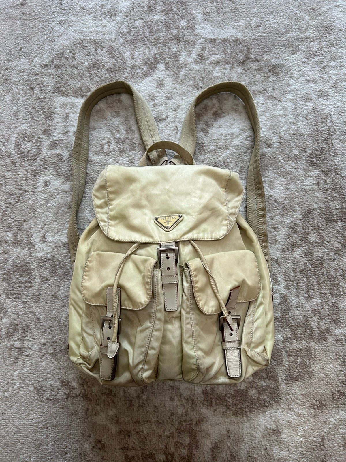 Vintage Late 90s Prada Large Nylon Backpack / Rucksack Size ONE SIZE - 1 Preview