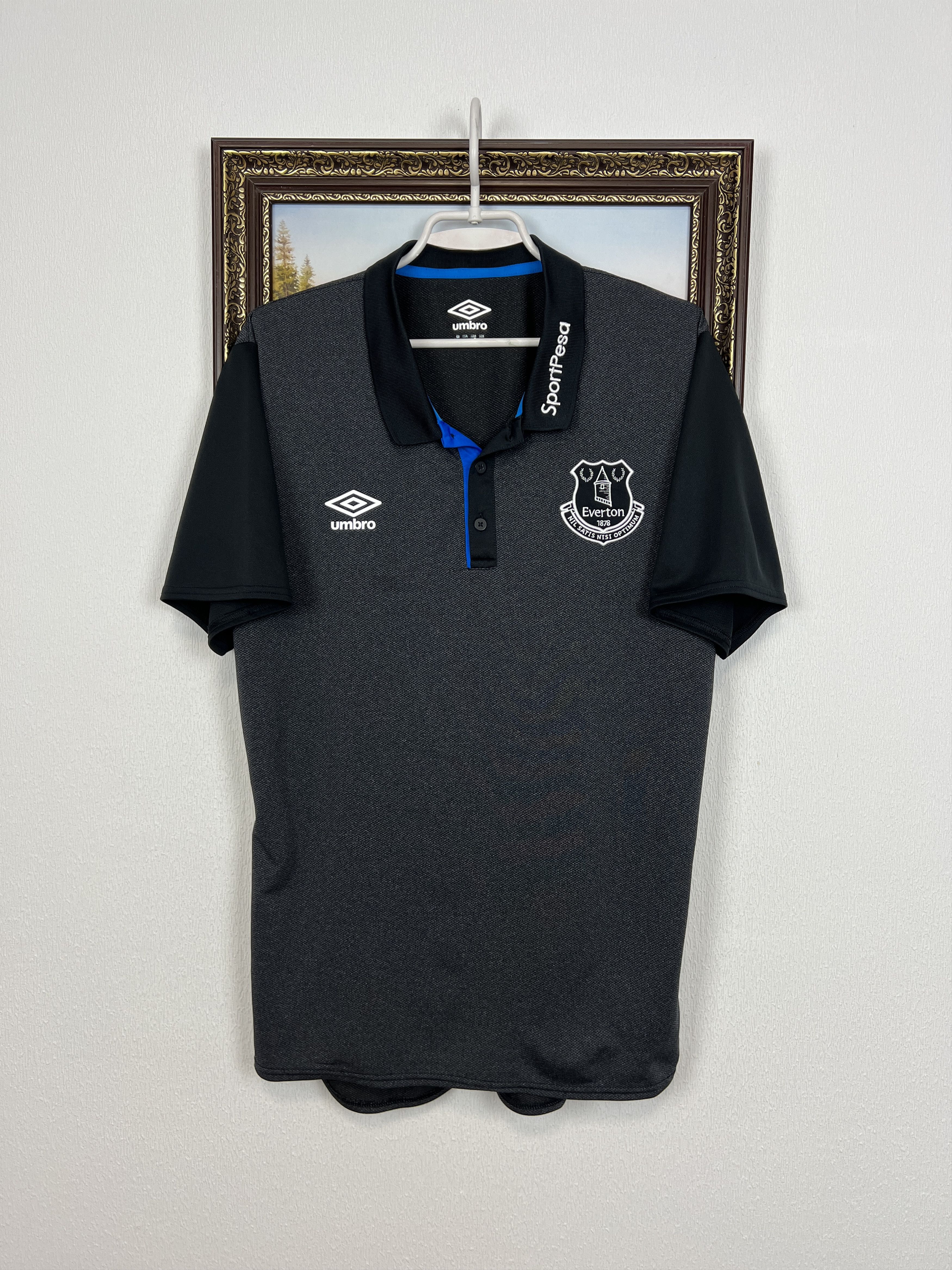 Umbro Umbro Everton Football Polo Shirt Soccer Train Jersey Tee Size US XL / EU 56 / 4 - 1 Thumbnail