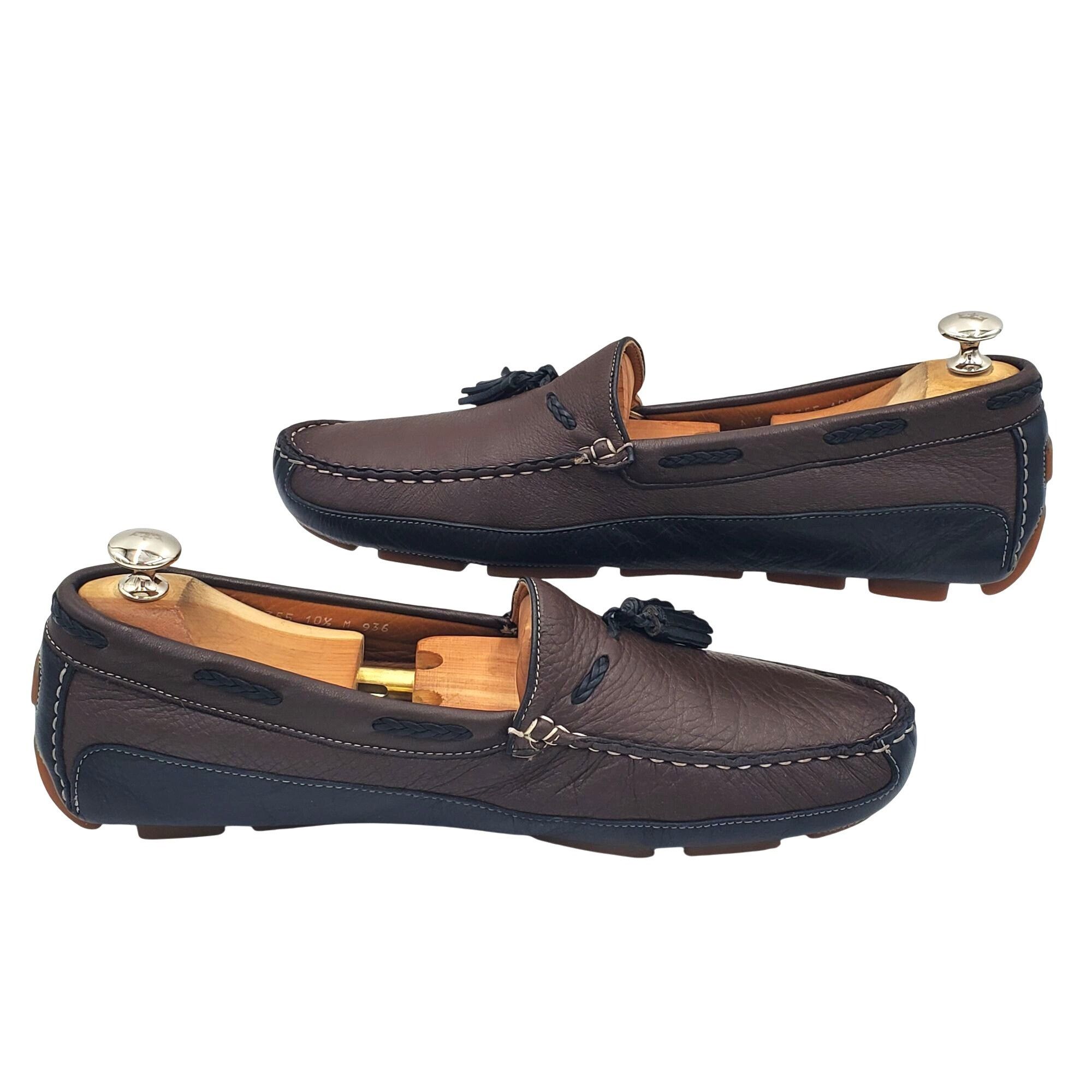 Cole Haan Bragano Cole Haan Men's size 10.5 Brown Leather Driving loaf Size US 10.5 / EU 43-44 - 9 Thumbnail