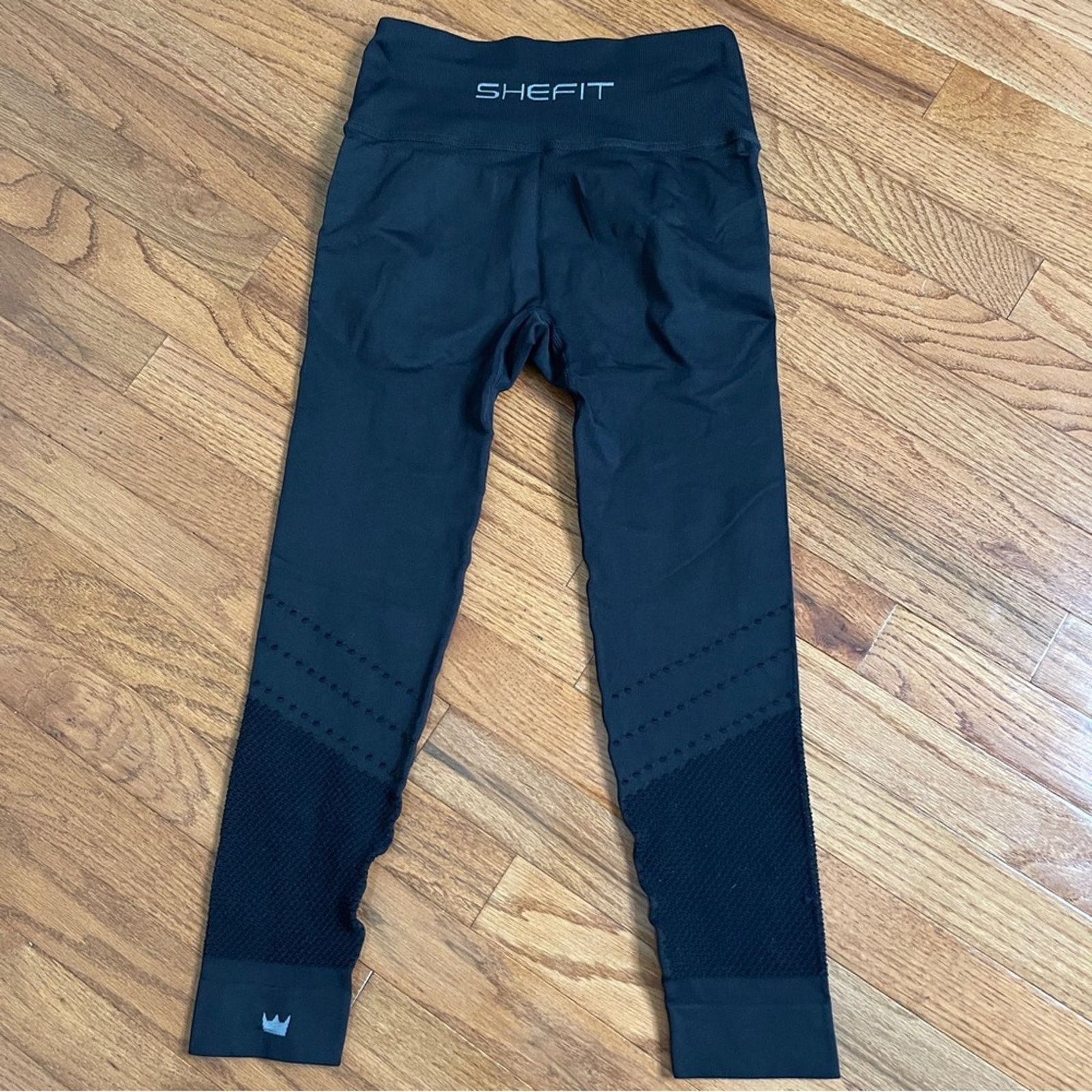 Other SHEFIT Boss Luxe Seamless Athletic Mesh Leggings Size 24" / US 00 / IT 34 - 2 Thumbnail