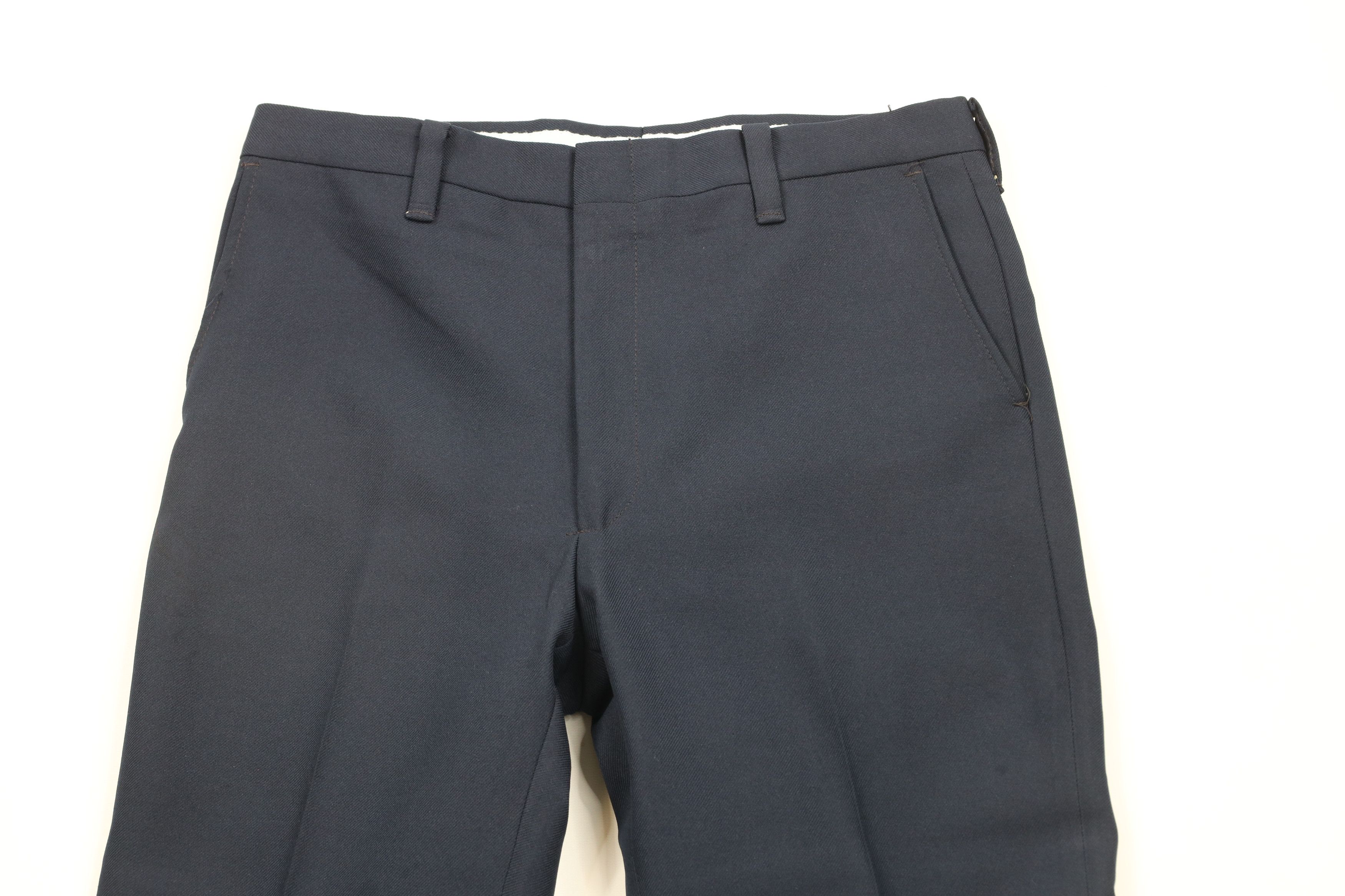 Vintage Vintage 70s Streetwear Leg Bell Bottoms Chino Pants Blue USA Size US 32 / EU 48 - 2 Thumbnail