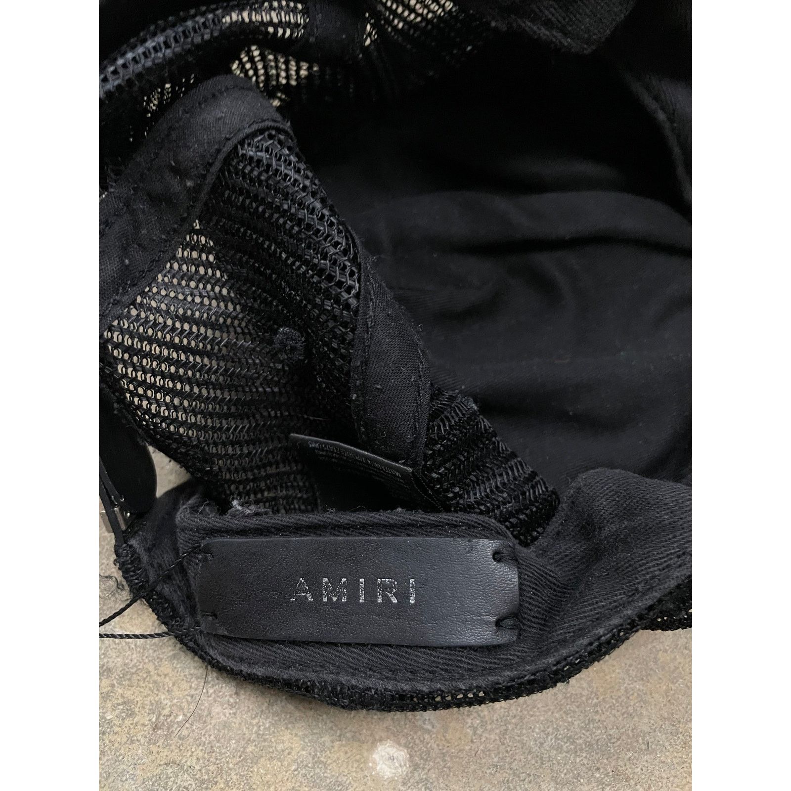 Amiri Amiri Cap Black Playboy Used OS Size ONE SIZE - 4 Thumbnail