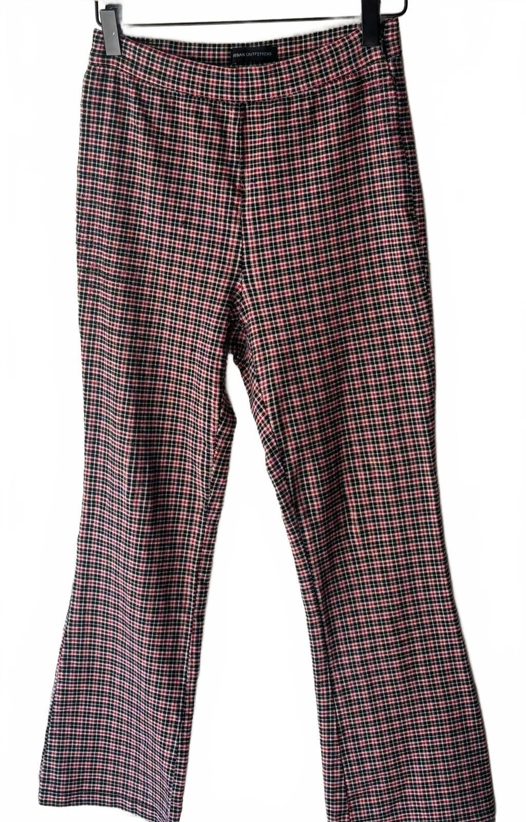 Urban Outfitters Urban Outfitters Women's Plaid Flared Pants Size 25" / US 0 / IT 36 - 1 Thumbnail