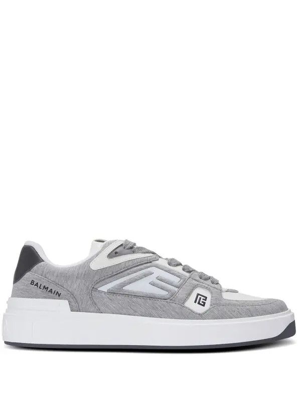 Balmain o1s1wg111225 B-Court Skate Sneakers in White Size US 10 / EU 43 - 1 Thumbnail