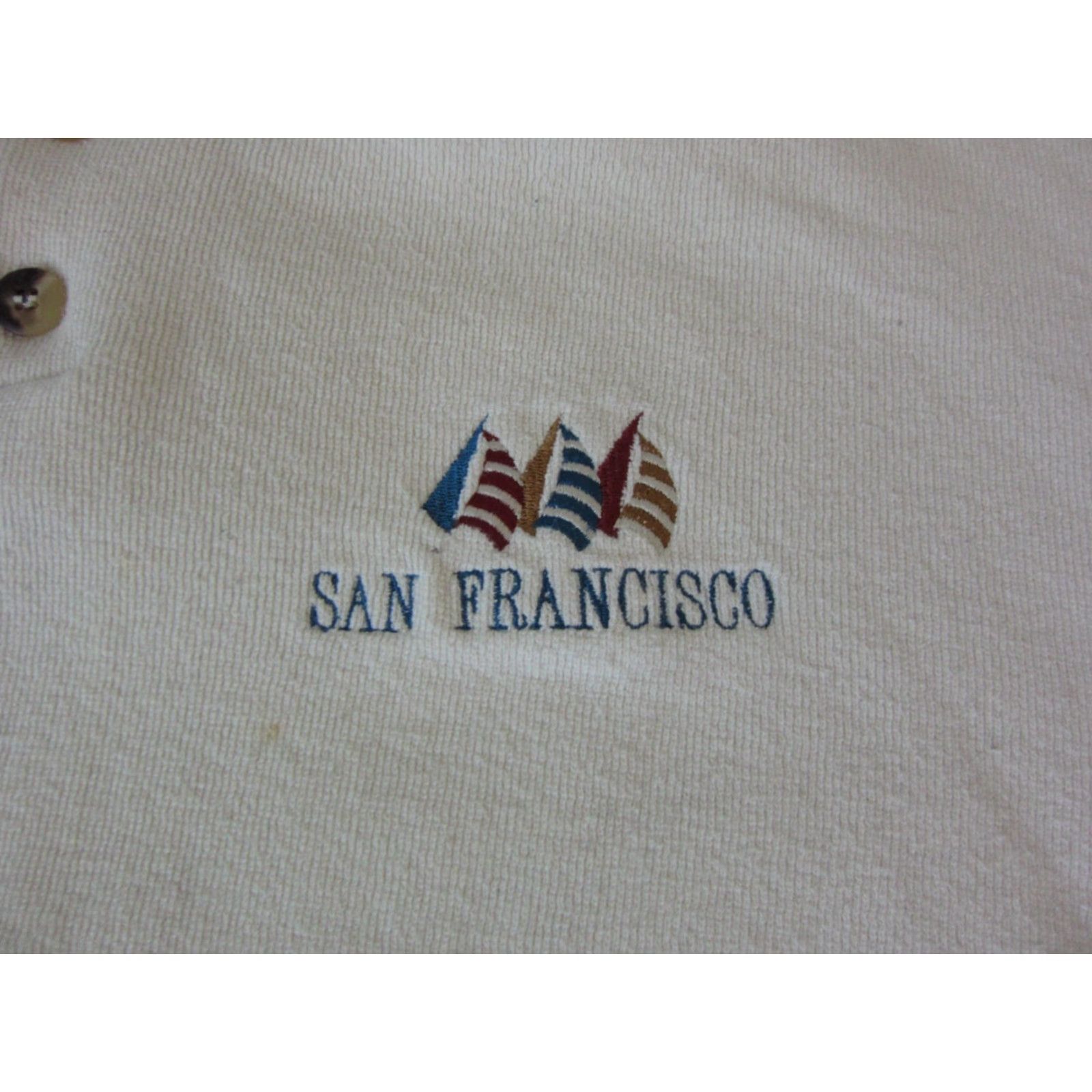 Vintage VINTAGE Crazy Shirts Sweatshirt Mens S Ivory Cotton Fleece Logo 90s Pullover Regular fit US Made Size US S / EU 44-46 / 1 - 3 Thumbnail