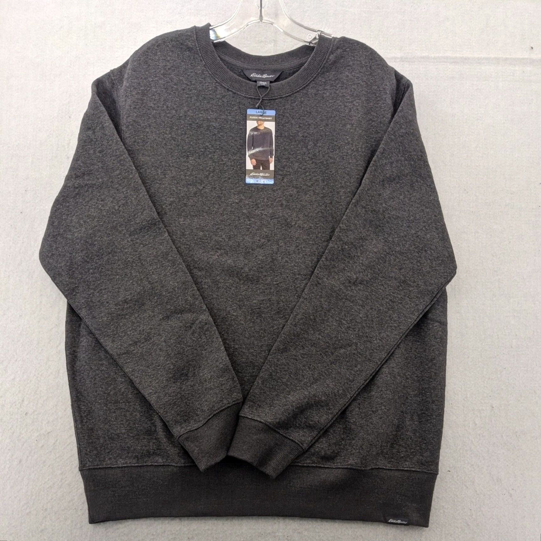 Eddie Bauer VINTAGE Eddie Bauer Fleece Mens Large Crew Neck Sweater Blue Gray NWT Pullover Long Sleeve Shirt Men L Eddie Bauer Size US L / EU 52-54 / 3 - 2 Thumbnail