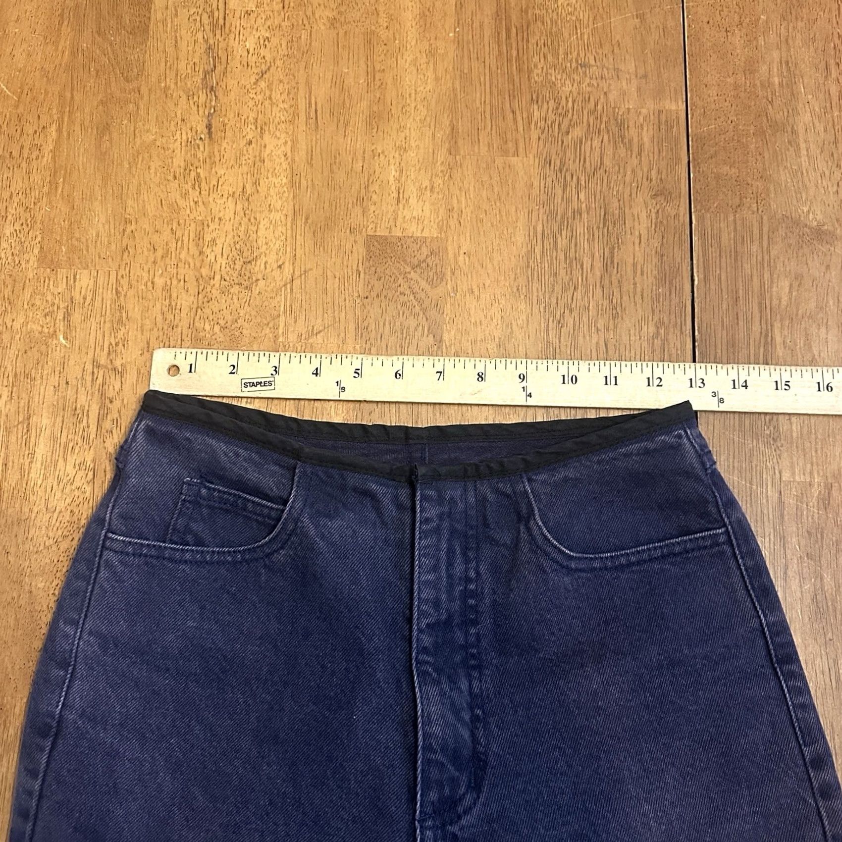 Guess VINTAGE Guess Purple Jeans Pants 90s Latch Button 26x30 Denim Cotton Adults 28? Size 28" / US 6 / IT 42 - 5 Thumbnail
