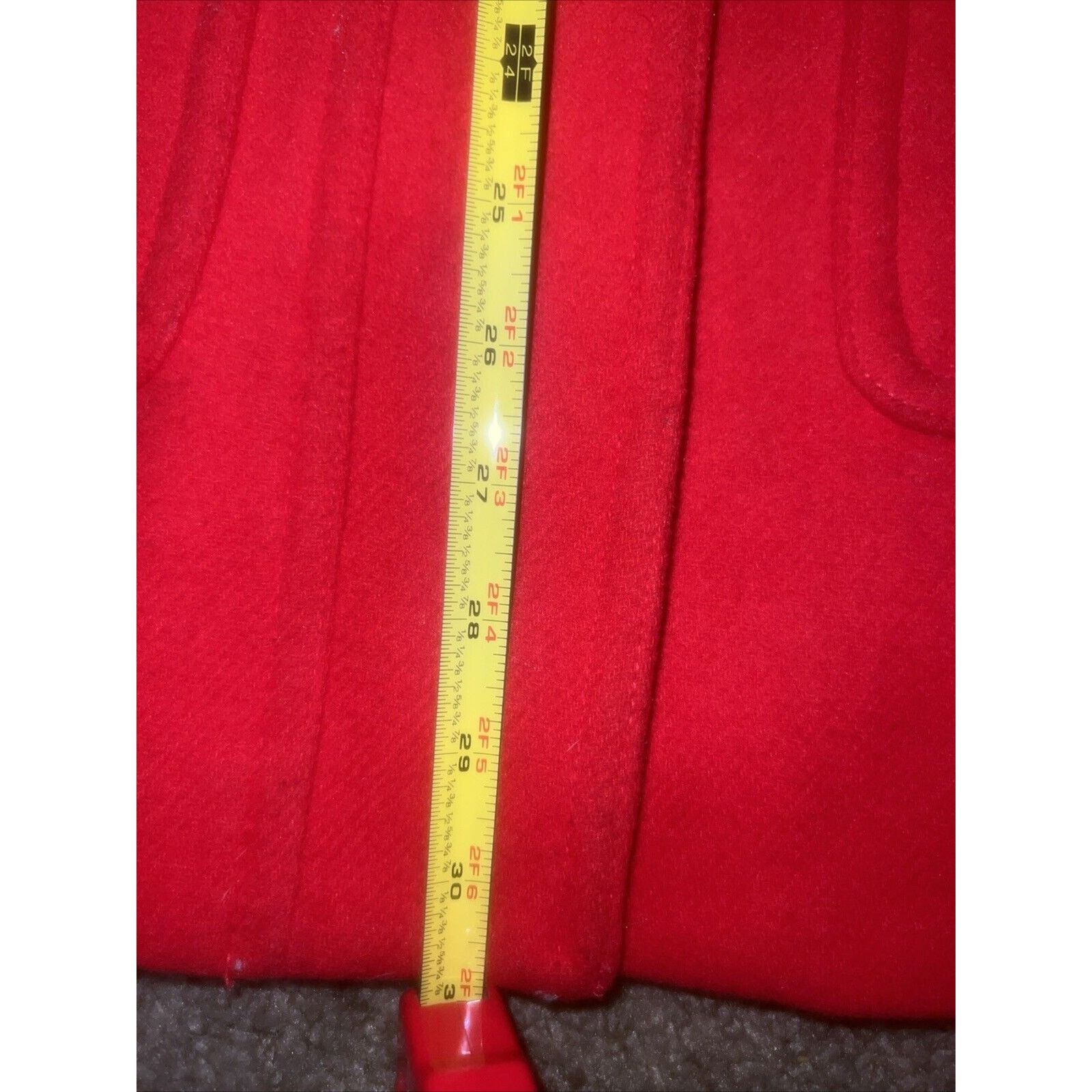 J.Crew J Crew Parka Jacket Coat Red Women’s Size 8 Wool Fur Hood Size M / US 6-8 / IT 42-44 - 9 Thumbnail