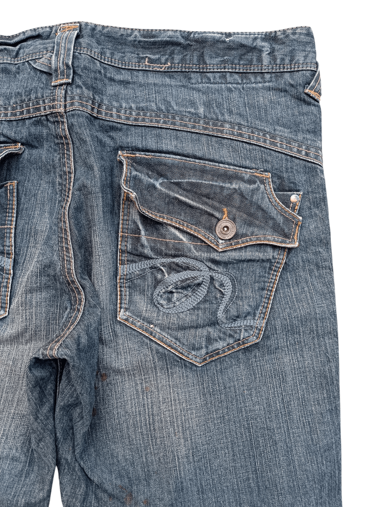Japanese Brand Japanese Brand Rush Hour Whiskers Faded Jeans Size US 38 / EU 54 - 16 Thumbnail