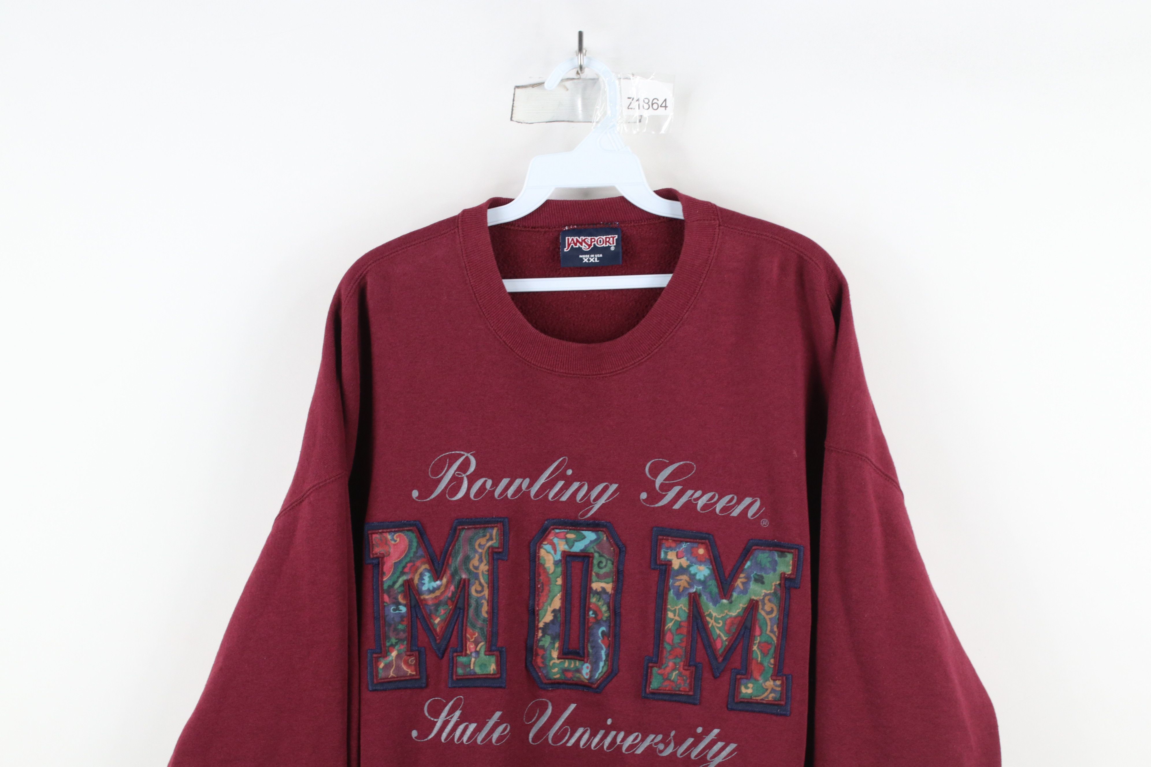 Vintage Vintage 90s Green State University Mom Sweatshirt USA Size XXL / US 16-18 / IT 52-54 - 2 Thumbnail