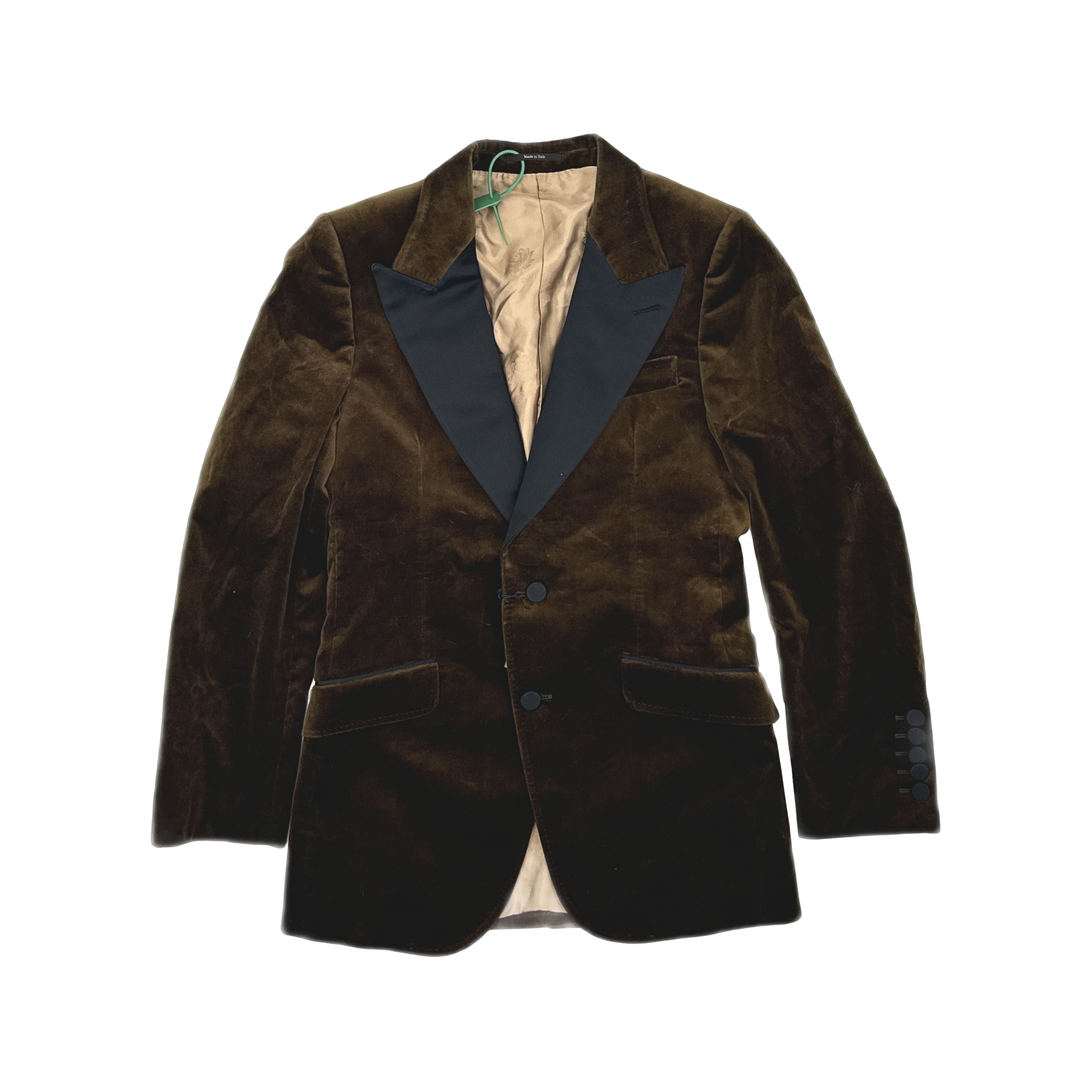 Gucci Gucci Contrast Lapel Velvet Blazer EU 46 Size 36R - 1 Thumbnail