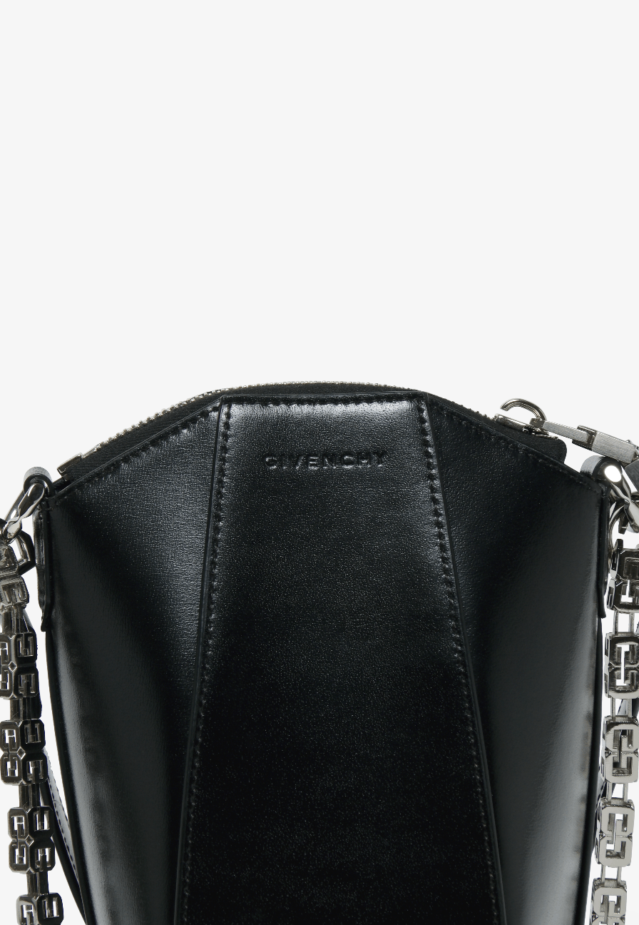 Givenchy Givenchy Mini Antigona Vertical Bag In Calfskin Leather Size ONE SIZE - 7 Thumbnail