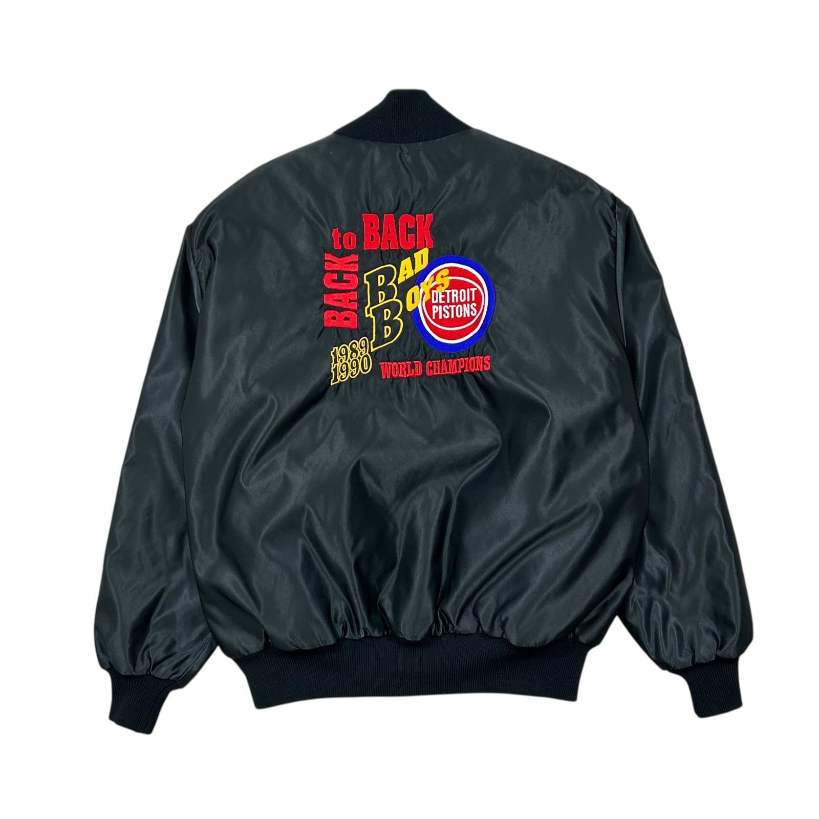 NBA VTG NBA DETROIT PISTONS DELONG SATIN JACKET 1989 1990 Size US L / EU 52-54 / 3 - 1 Thumbnail