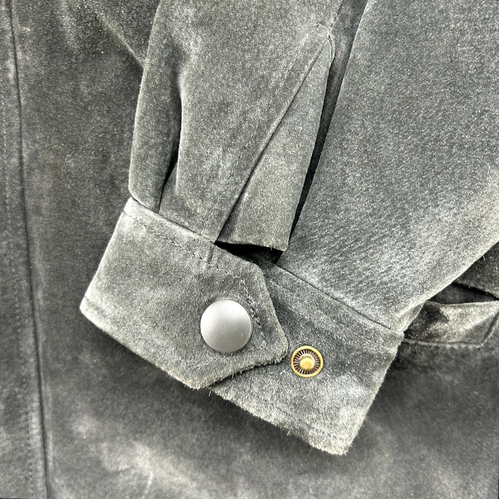Vintage VINTAGE Junction West Jacket Mens L Black Genuine Leather Suede Lined Chore 90s Size US L / EU 52-54 / 3 - 6 Thumbnail