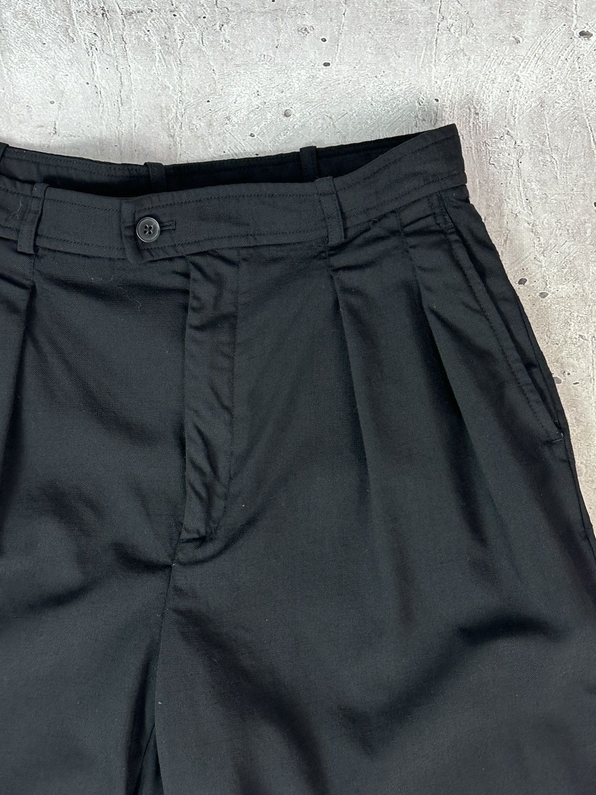 Polo Ralph Lauren Polo Ralph Lauren Black Wool Straight Women’s Trousers Size 27" / US 4 / IT 40 - 4 Thumbnail