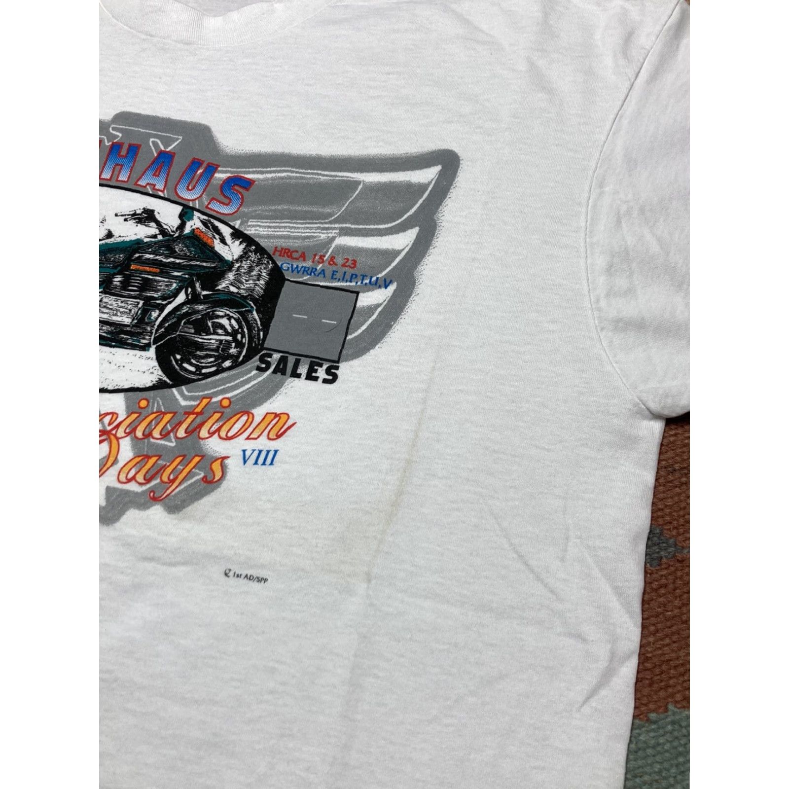Honda VINTAGE Honda 90s Gold Wing T Shirt XL Mens Illinois Niehaus 1994 Appreciation Days Size US XL / EU 56 / 4 - 3 Thumbnail