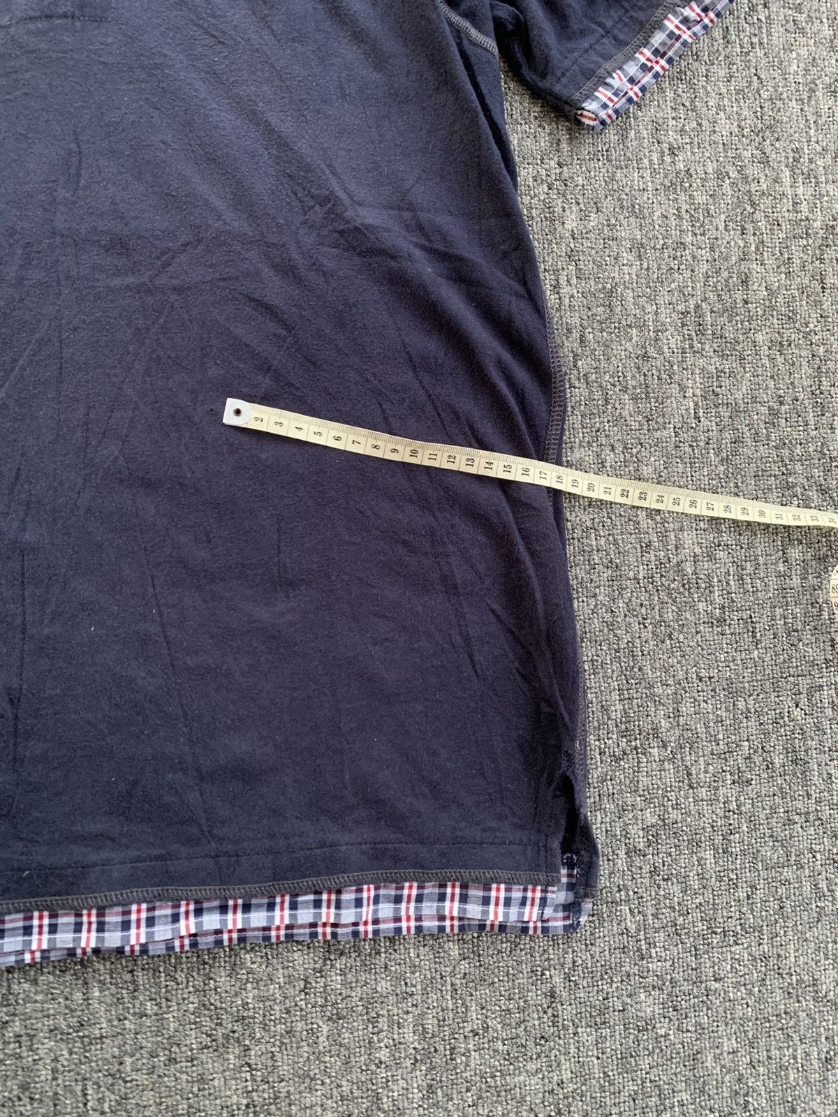 Takeo Kikuchi Tkmixpice Crazy Double Layer Distressed Polo Tshirt Size US L / EU 52-54 / 3 - 13 Thumbnail