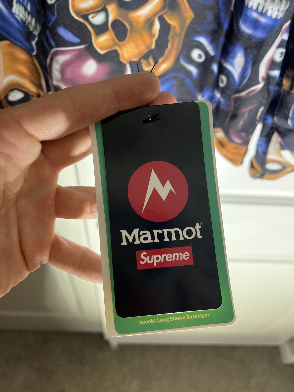Supreme Supreme x Marmot Base Layer Long-Sleeve Top 'Skull Pile' Size US M / EU 48-50 / 2 - 8 Thumbnail