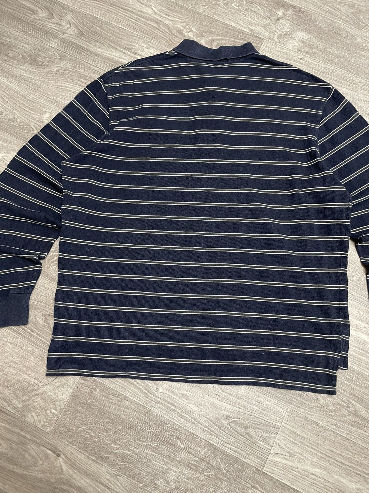 Polo Ralph Lauren Vintage Polo Ralph Lauren Striped Polo Long Sleeve Shirt Y2K Size US XL / EU 56 / 4 - 15 Thumbnail