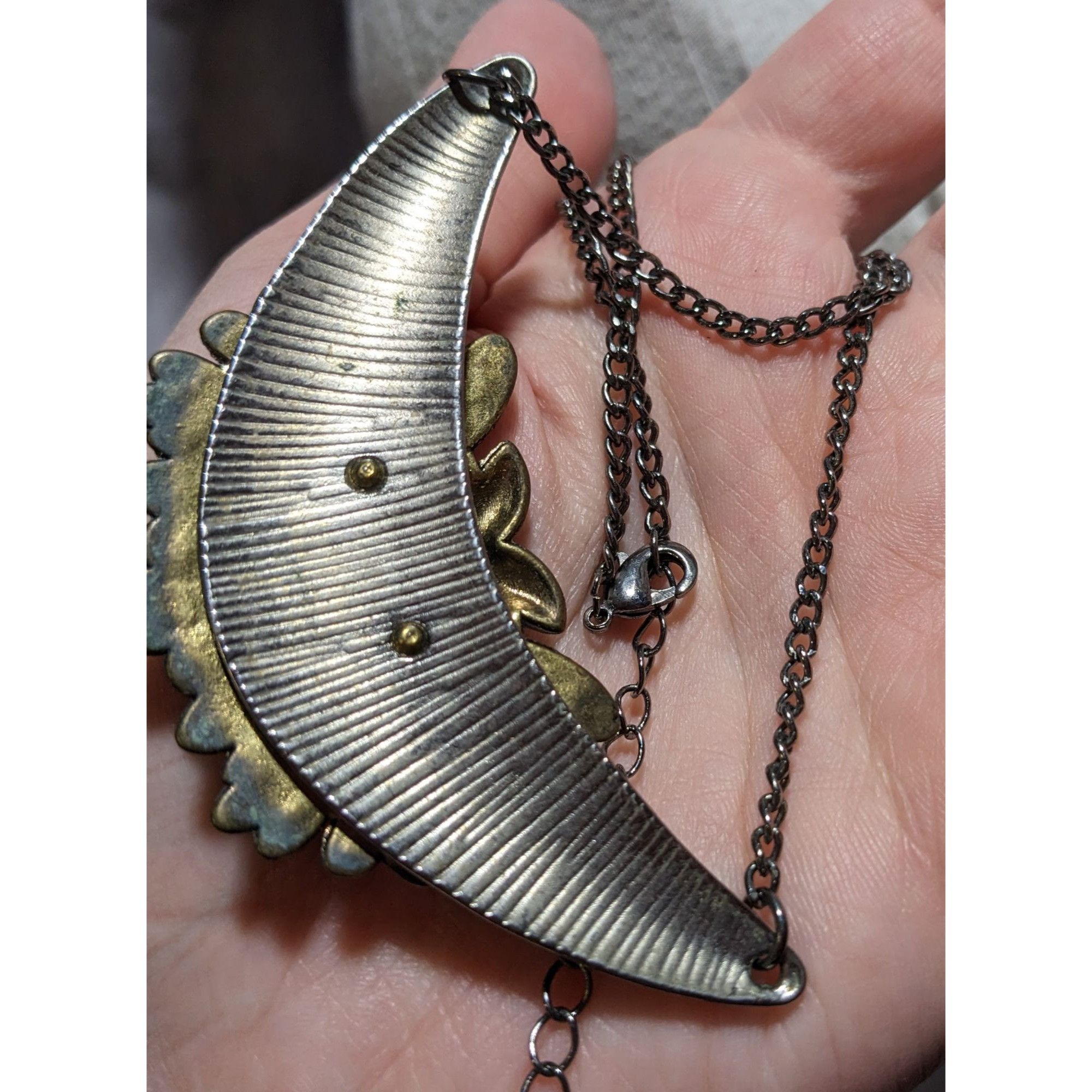 Other Steampunk Rhinestone Owl Necklace Size ONE SIZE - 6 Thumbnail