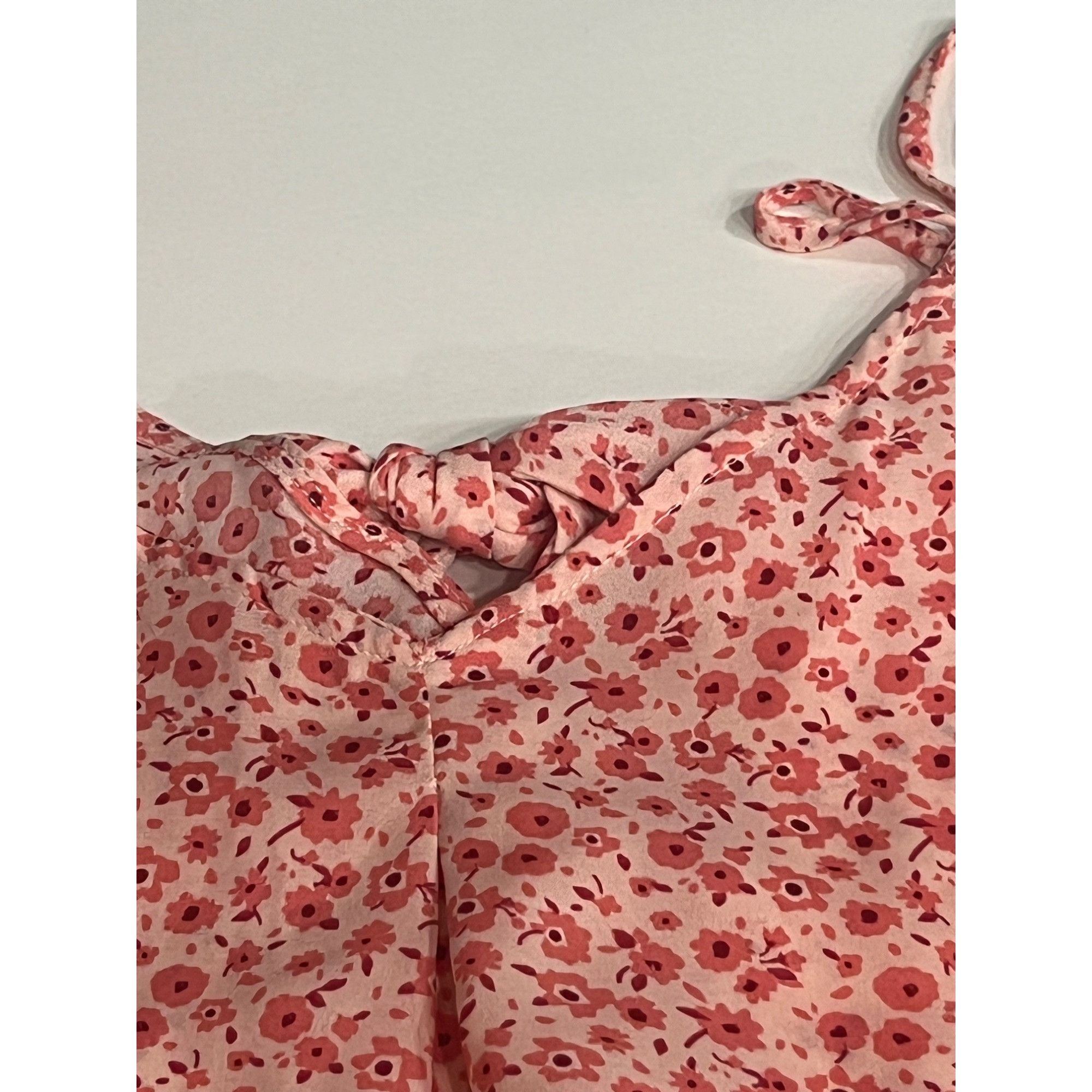 Other LUSH Tie Back Camisole , Floral, Peach Coral, M Size M / US 6-8 / IT 42-44 - 11 Thumbnail