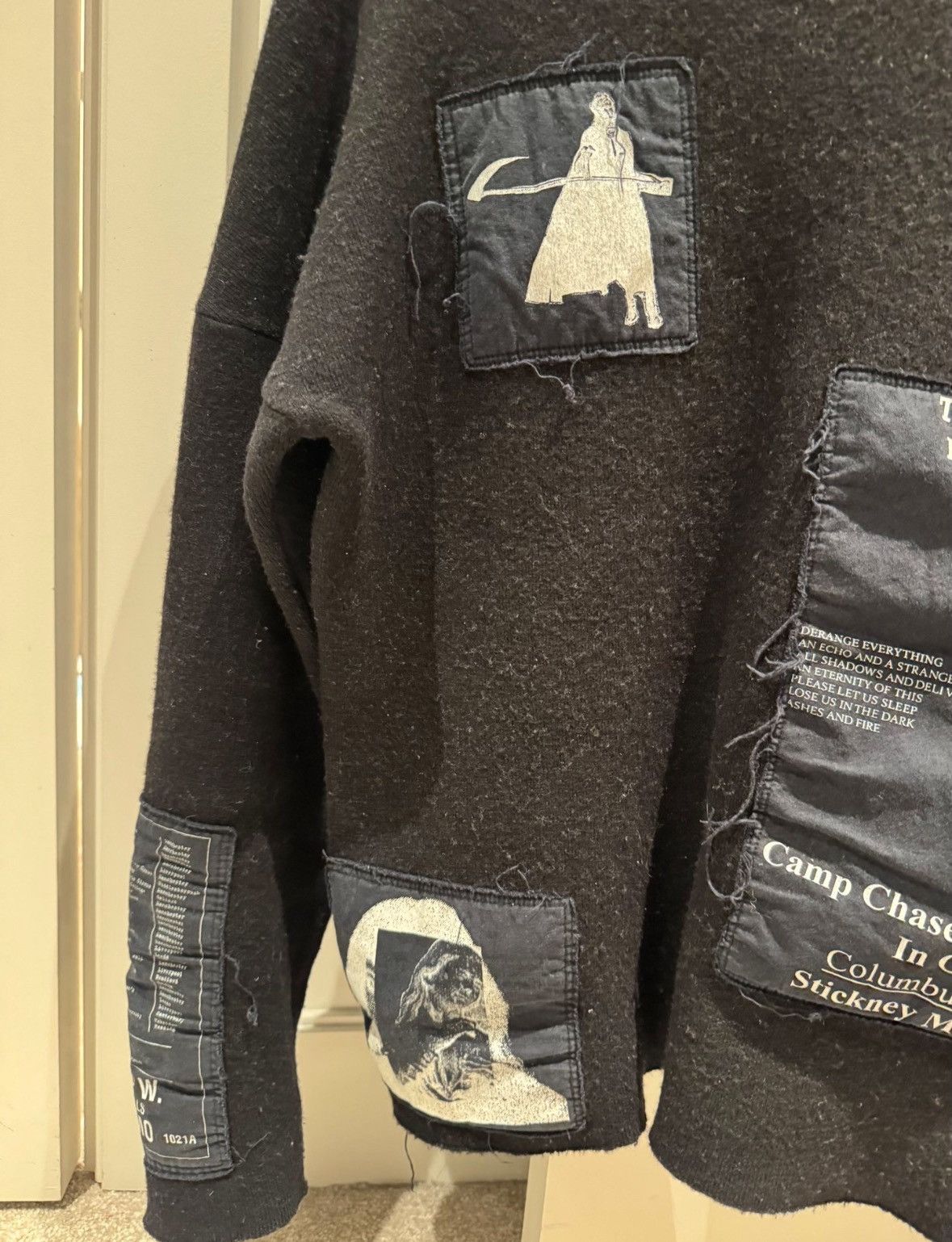 Raf Simons Raf Simons Archive 05AW patch sweater-2505 Size US S / EU 44-46 / 1 - 3 Thumbnail