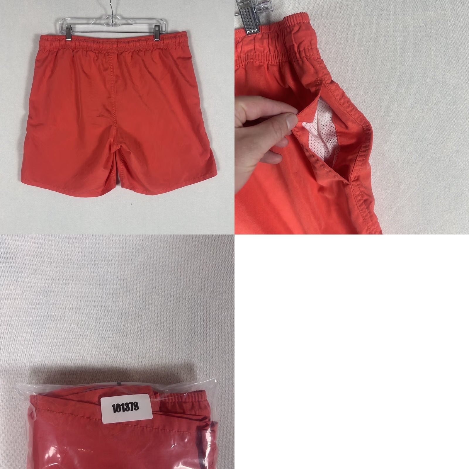 Old Navy Old Navy Swim Trunks Men's XL Orange Lined Polyester Beach Swimming Pool Casual Trunks Mens XL Orange Size US 36 / EU 52 - 8 Thumbnail