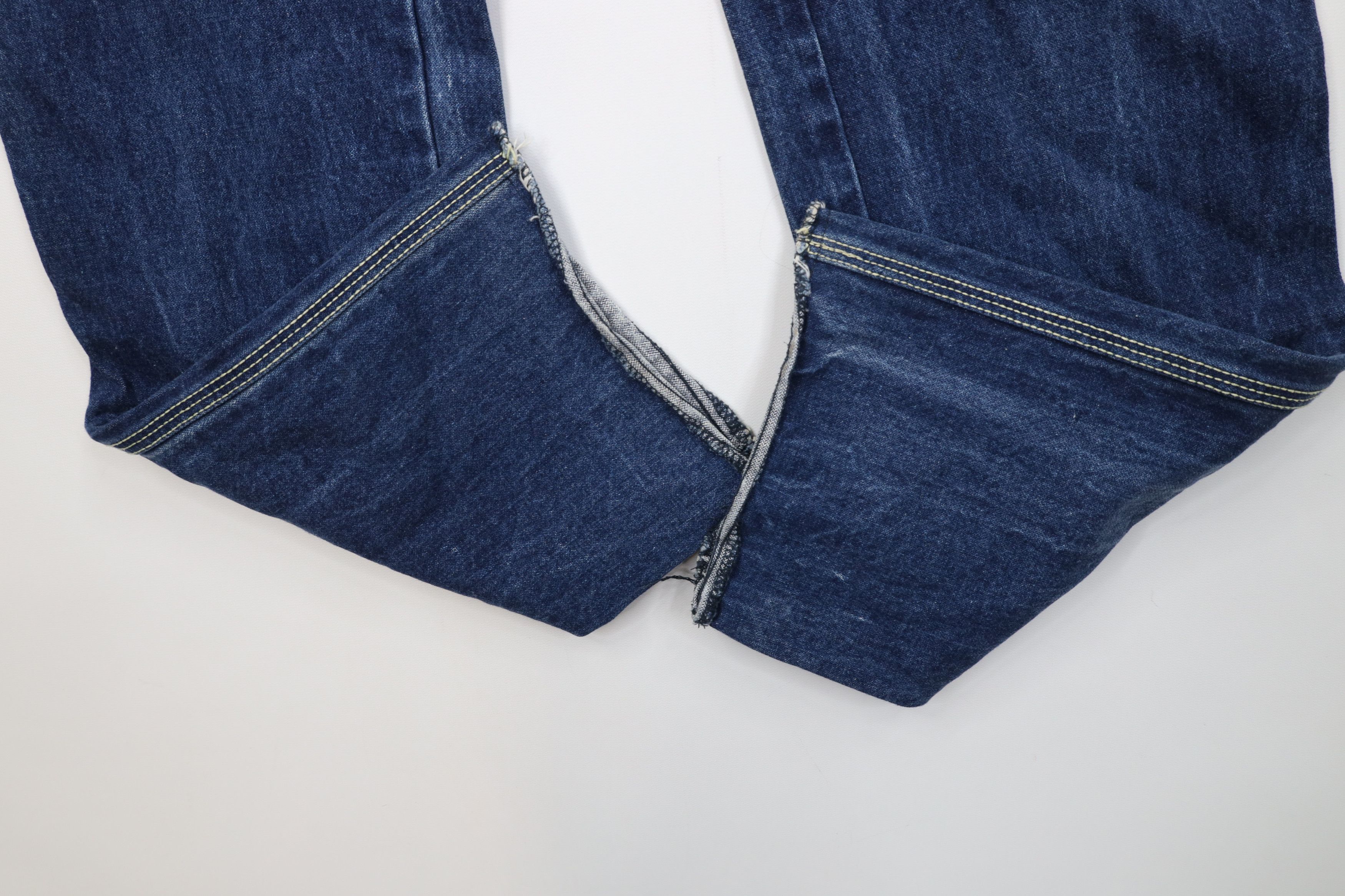 Vintage Vintage 70s 80s Streetwear Straight Leg Denim Jeans Cotton Size 28" / US 6 / IT 42 - 5 Thumbnail