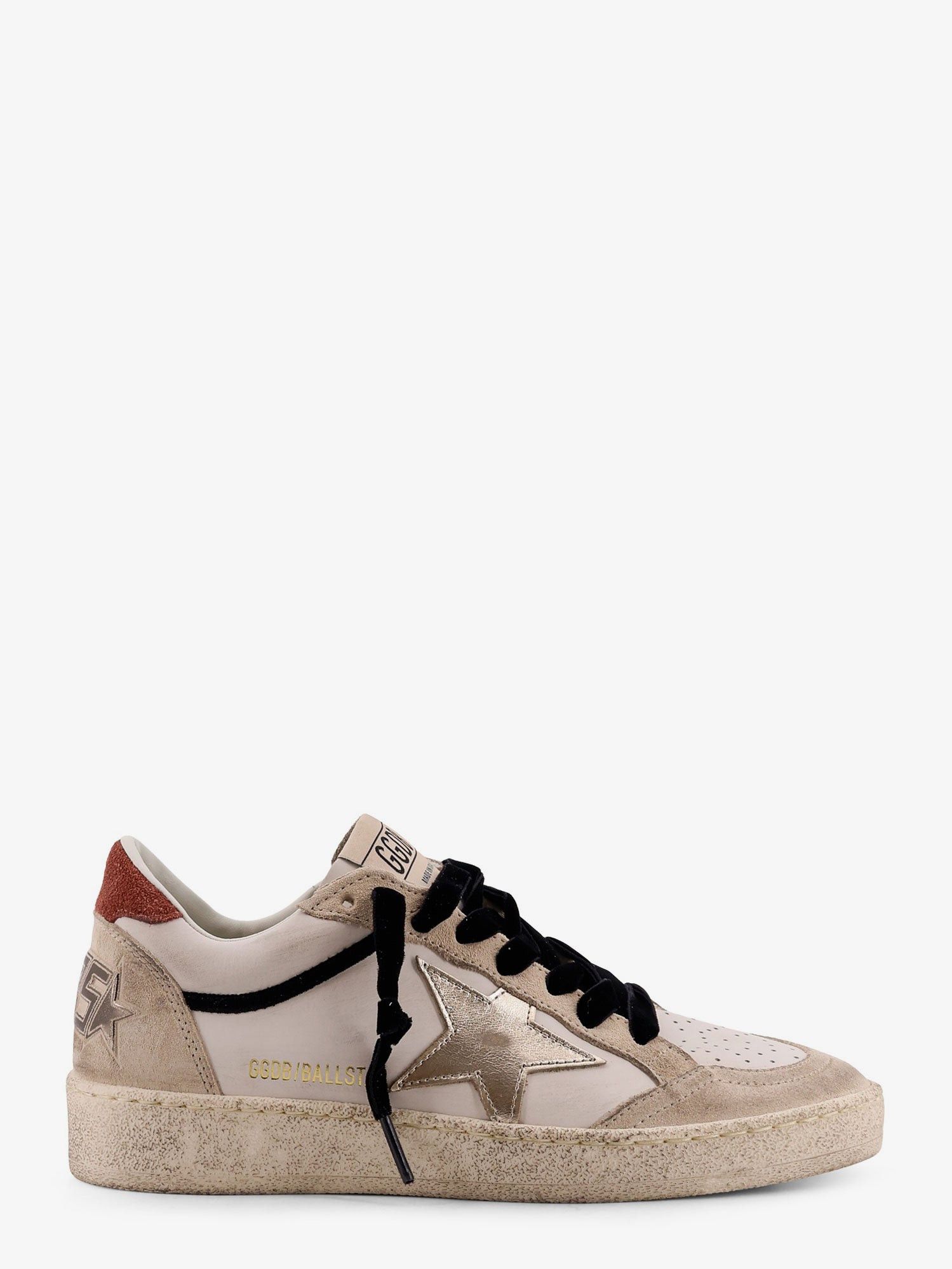 Golden Goose Ball Star With Padded Collar Leather Sneakers Size US 7 / IT 37 - 1 Thumbnail